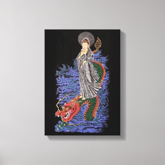 Kuan yin canvas picture print