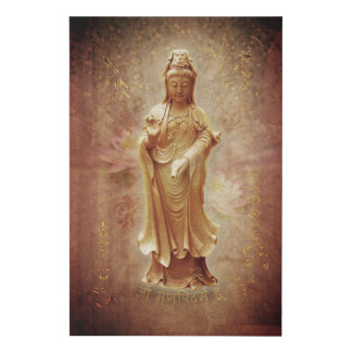 Kuan Yin Faux Canvas Print