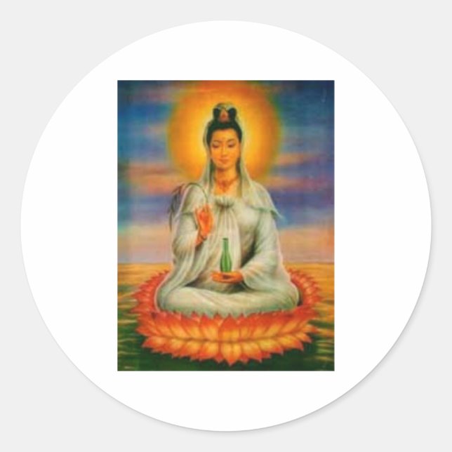kuan yin sticker (Front)