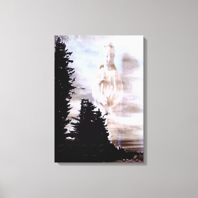 Kuan Yin Wrapped Canvas Print (Front)