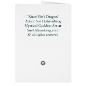 Kuan Yin's Dragon Art (Back)