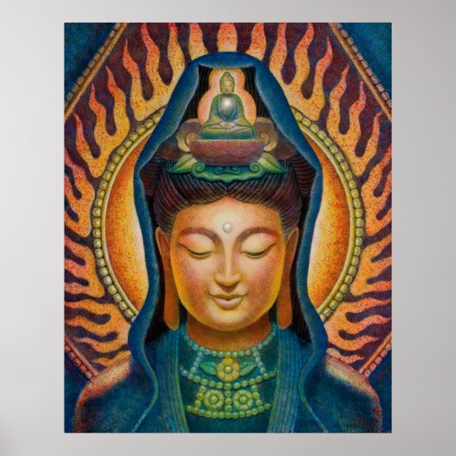 "Kuan Yin's Flame" poster (Front)