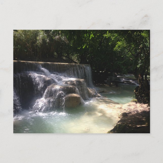 Kuang Si Waterfalls Postcard (Front)