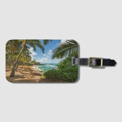 Kuau Cove Beach  Maui Hawaii Luggage Tag