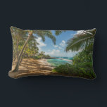 Kuau Cove Beach | Maui, Hawaii Lumbar Pillow<br><div class="desc">This photo features the beautiful Kuau Cove Beach located on the North Shore of Maui,  Hawaii. An idyllic palm tree lined picturesque beach.</div>