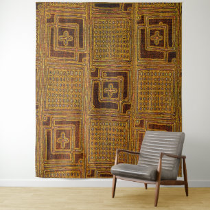 Kuba Cloth Motif Tapestry