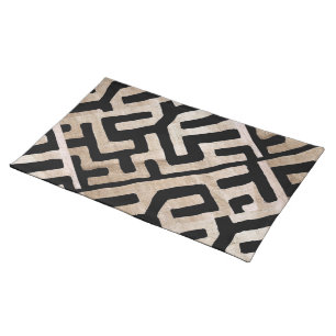 Kuba Cloth Pattern Cloth Placemat