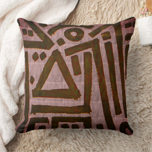 Kuba Cloth Throw Pillow