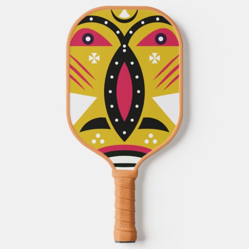 Kuba Tribal Art Pickleball Paddle