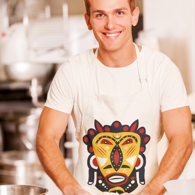 Kuba tribal mask adult apron (Creator Uploaded)