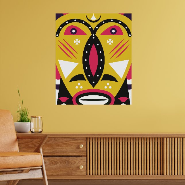 Kuba Tribal Poster (Living Room 2)
