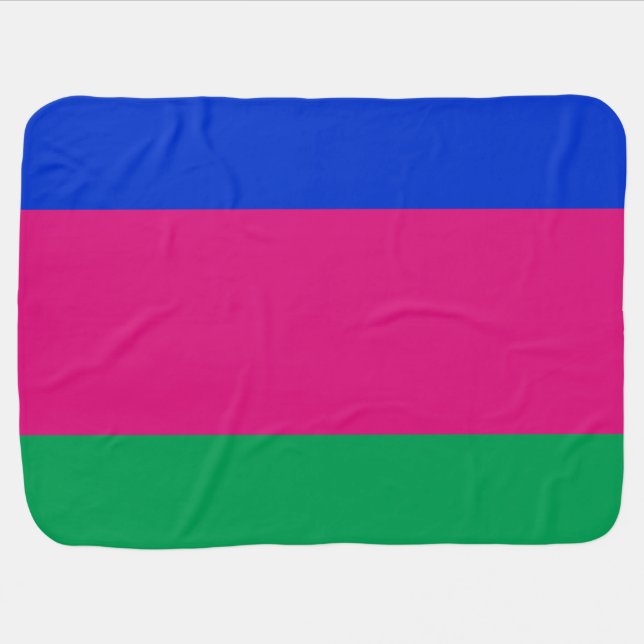 Kuban People's Republic Flag Baby Blanket (Horizontal)