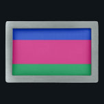 Kuban People's Republic Flag Belt Buckle<br><div class="desc">Patriotic flag of Kuban People's Republic.</div>