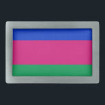 Kuban People's Republic Flag Belt Buckle<br><div class="desc">Patriotic flag of Kuban People's Republic.</div>