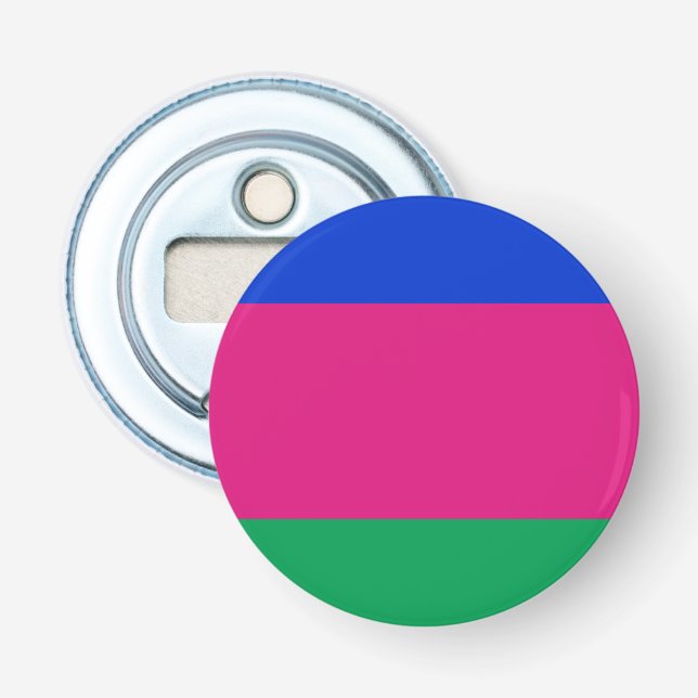 Kuban People's Republic Flag Bottle Opener (Front)