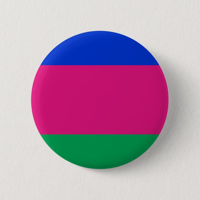 Kuban People's Republic Flag Button (Front)