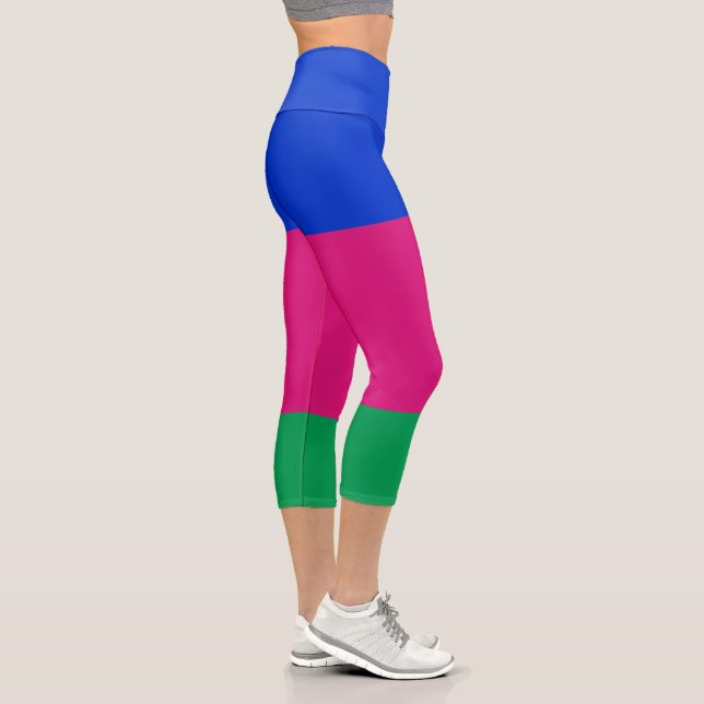 Kuban People's Republic Flag Capri Leggings (Right)