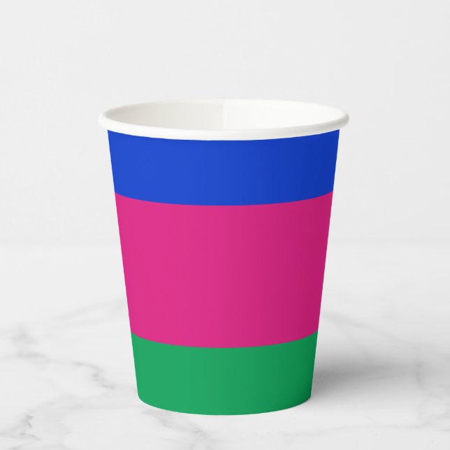 Kuban People's Republic Flag Paper Cups (Left)