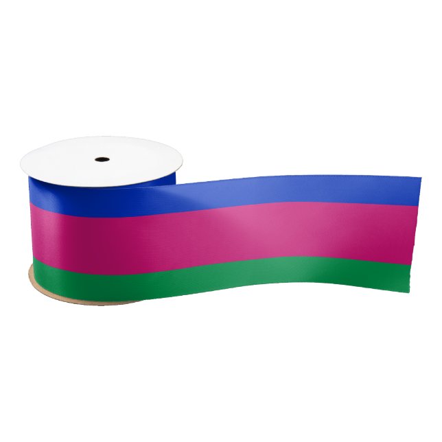 Kuban People's Republic Flag Satin Ribbon (Spool)