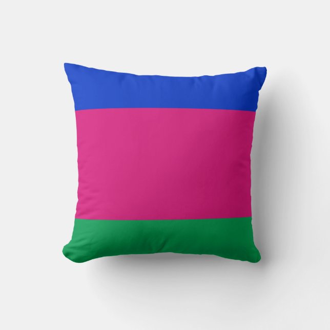 Kuban People's Republic Flag Throw Pillow (Front)