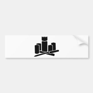 Kubb Bumper Sticker