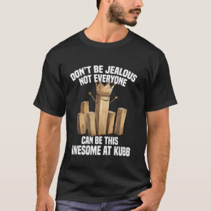 Kubb Set Viking Chess Legend Yard Game Player Viki T-Shirt