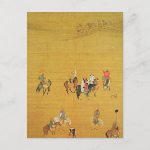 Kublai Khan Hunting, Yuan dynasty Postcard