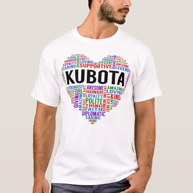 KUBOTA Legend Heart T-Shirt (Front)
