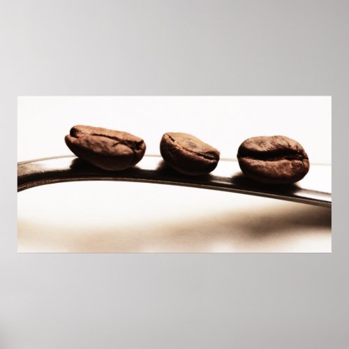 Kchenbild _ Die Drei Kaffeebohnen Poster