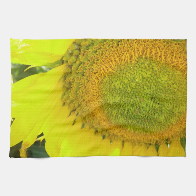 Küchentuch hellgelbe Sonnenblume Towel (Horizontal)
