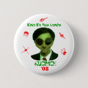 Kucinich '08 pinback button