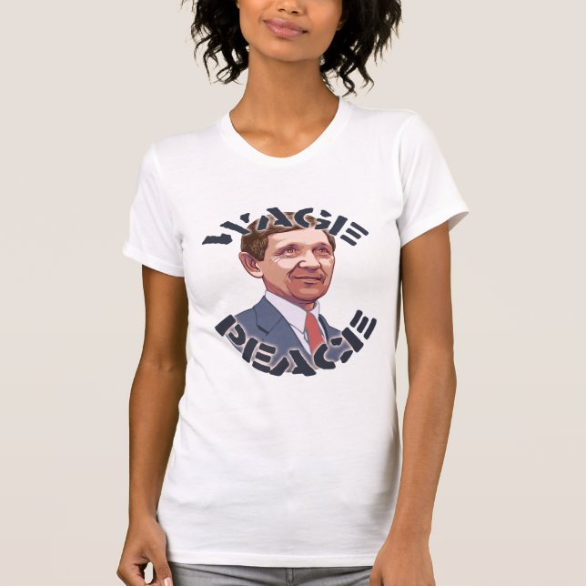 Kucinich - Wage Peace T-Shirt (Front)