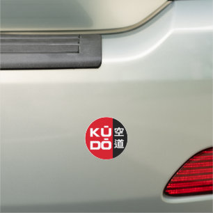 Kudo – Minimal Japanese Martial Arts Emblem Car Magnet