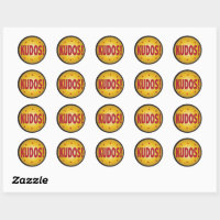 Great Job! Classic Round Sticker, Zazzle