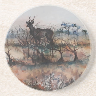 Kudu Bull Drink Coaster