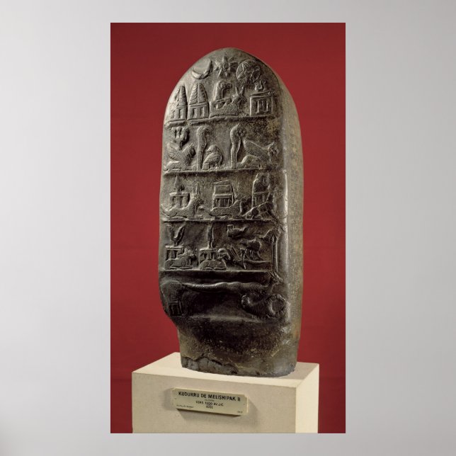 Kudurru of King Melishikhu II Poster (Front)