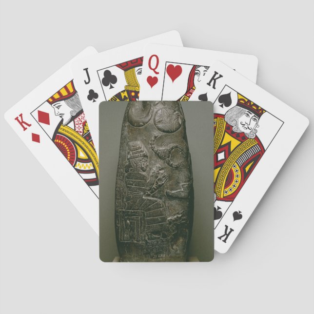 Kudurru of Nazimaruttash, King of Babylon, c.1328- Poker Cards (Back)