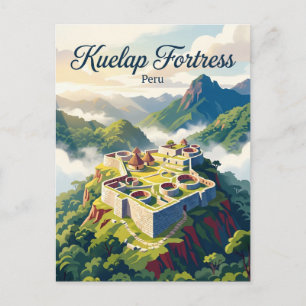 Kuelap Archaeological Complex Peru Postcard