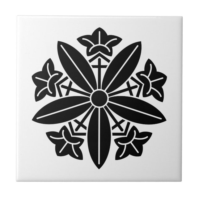 Kuga gentian wheel ceramic tile (Front)