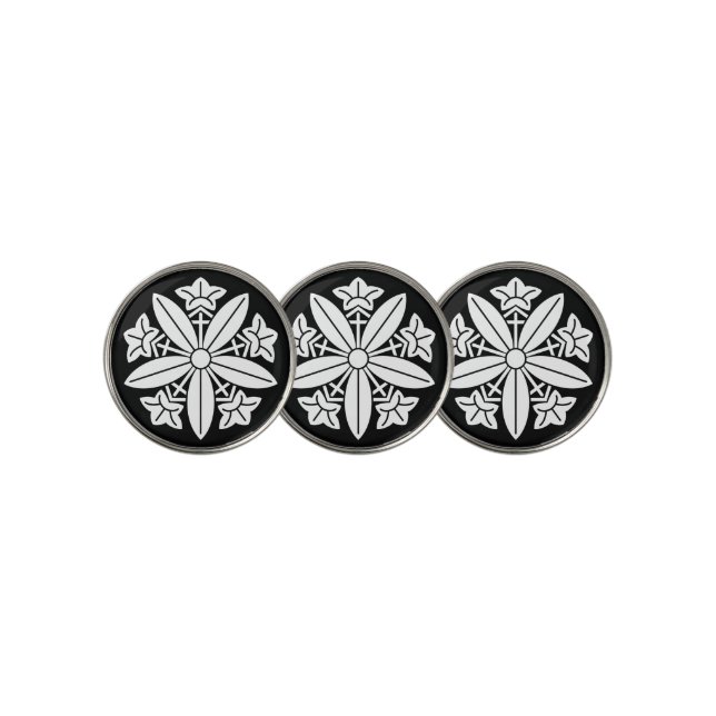 Kuga gentian wheel golf ball marker (3 Up)