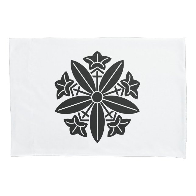 Kuga Gentian Wheel Pillow Case (Front)