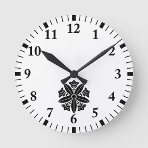 Kuga Gentian Wheel Round Wall Clock