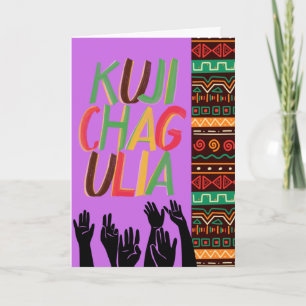 Kujichagulia Self-Determination Kwanzaa Card