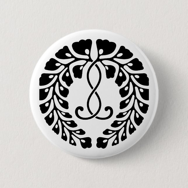 Kujo wisteria button (Front)