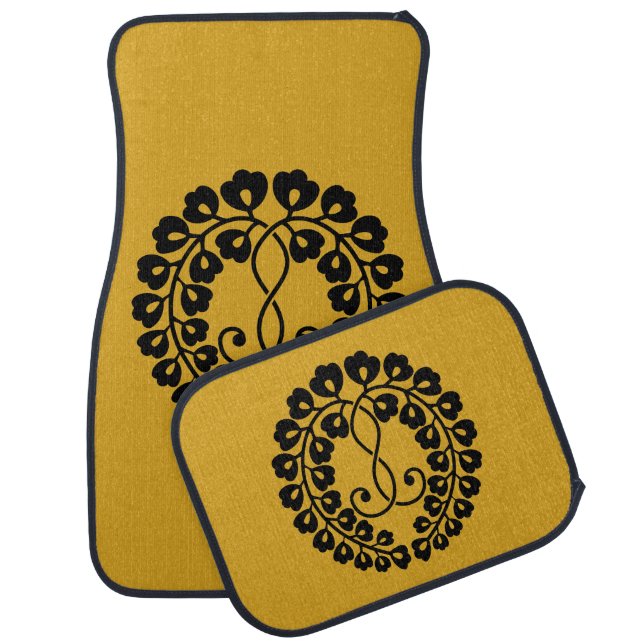 Kujo wisteria H Car Floor Mat (Set)