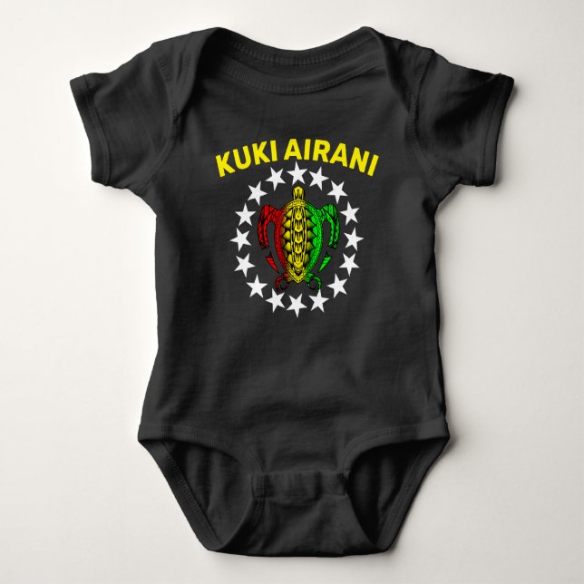 Kuki Airani Reggae baby bodysuit (Front)