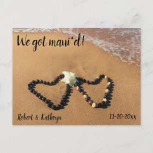 Kukui Nut Lei Beach We Got Maui'd Postcard