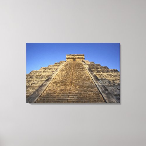 Kukulcan Temple or Castillo Castle in 2 Canvas Print