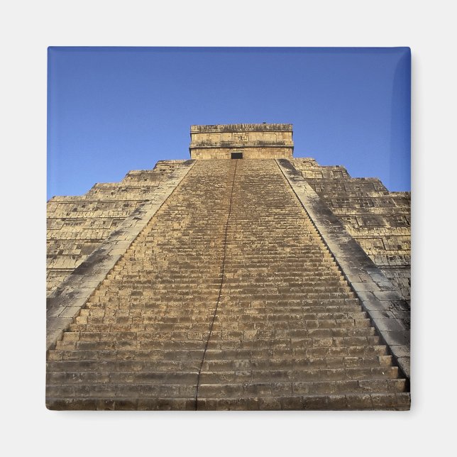 Kukulcan Temple or Castillo Castle) in 2 Magnet (Front)