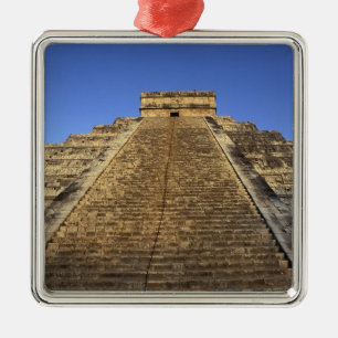 Kukulcan Temple or Castillo Castle) in 2 Metal Ornament